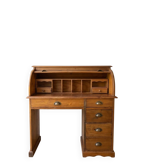 Bureau bois à rideau