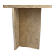 Table d'appoint en travertin