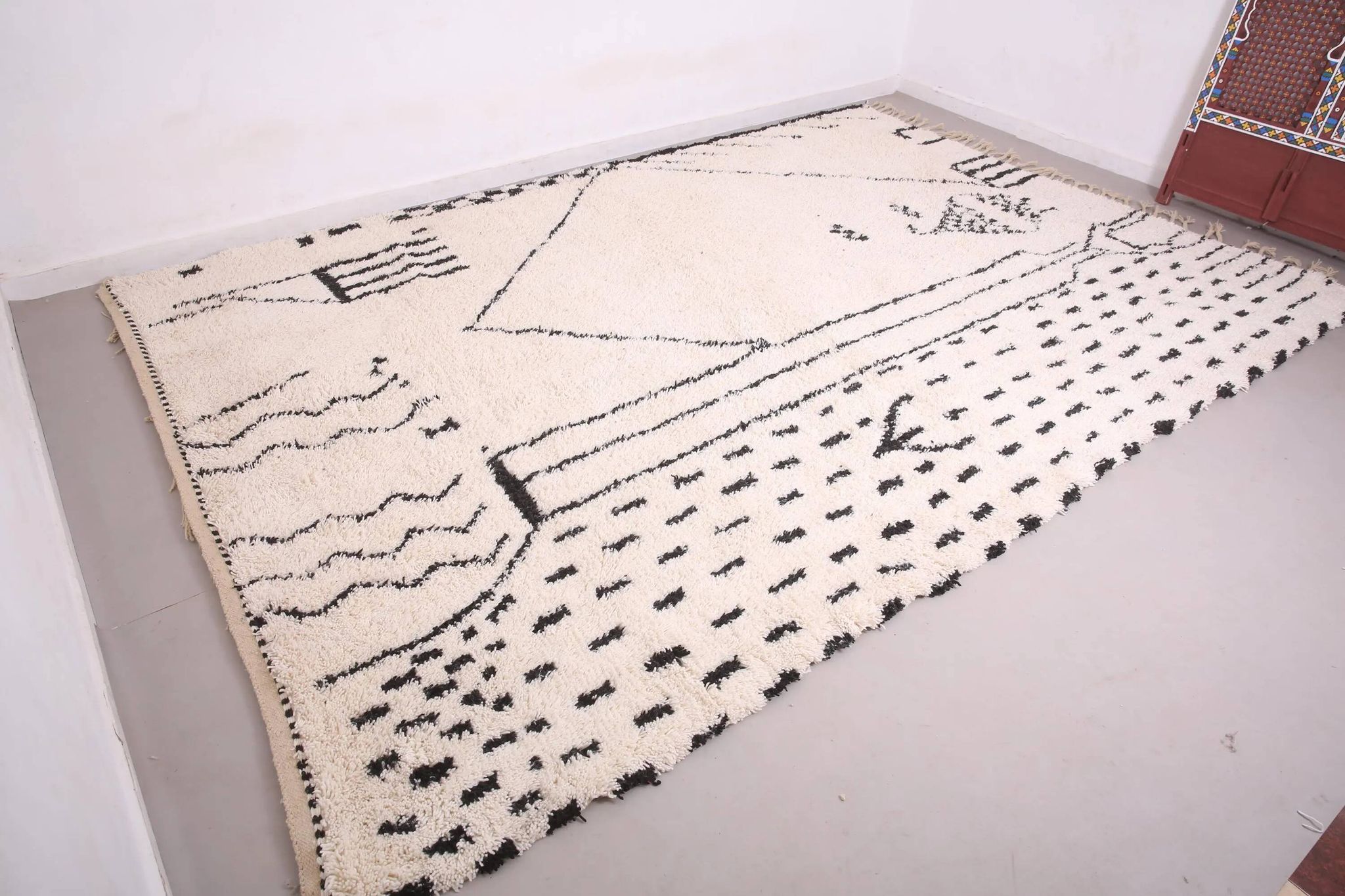 Tapis fait main traditionnal 250cmX150cm marocain