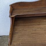 Rustic solid oak desk