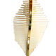 Sciolari 6 wall lights in glass and gold plating, Italy 1980.