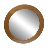 Round elm mirror, maison regain