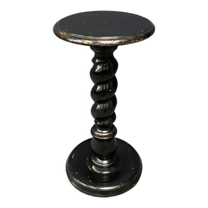Table d’appoint en bois noir