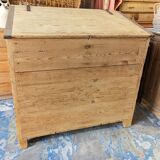 Raw wooden chest