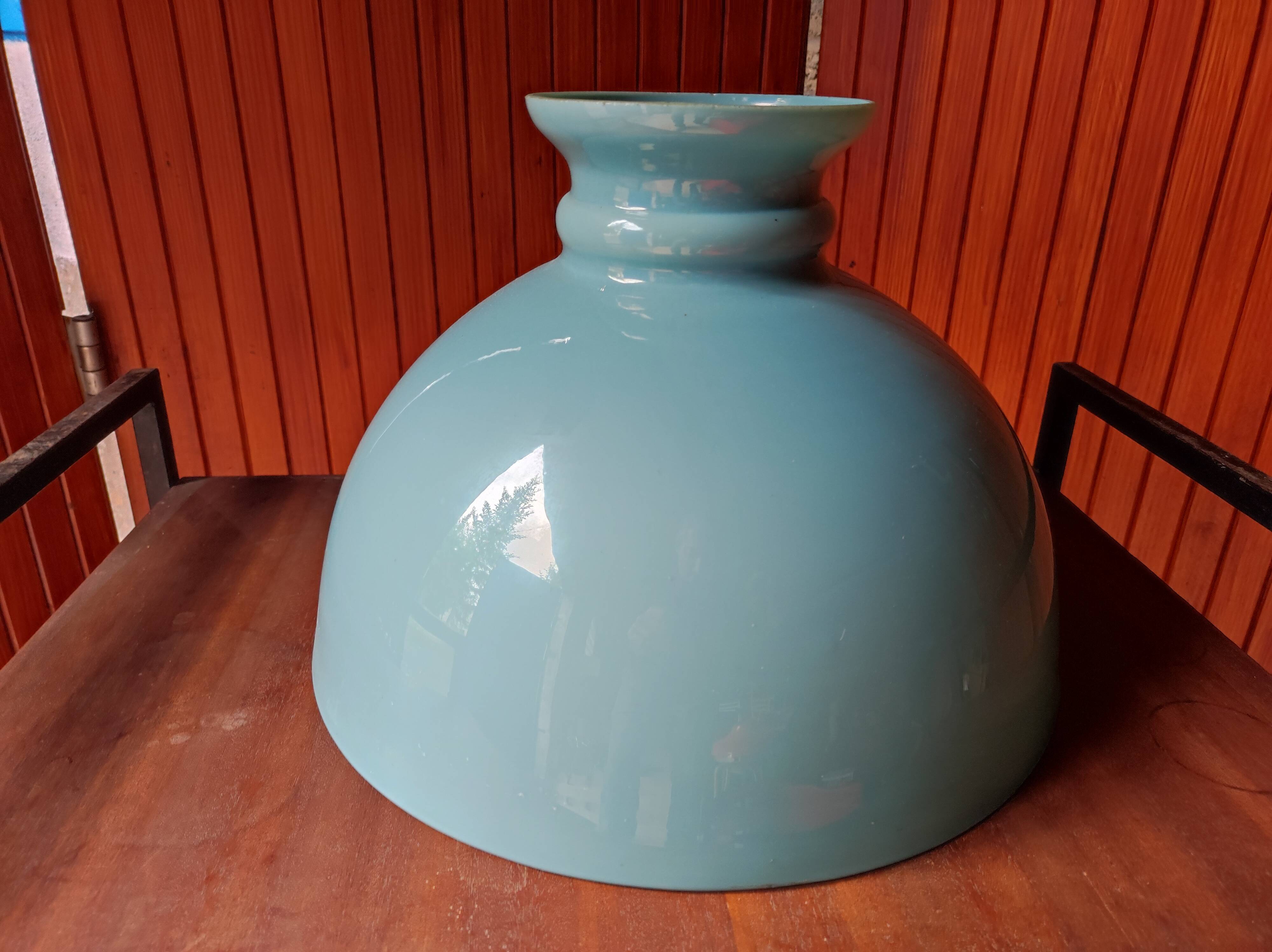 Globe opaline green lampshade for chandelier and lamp