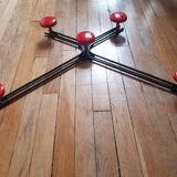 Vintage star wall coat rack