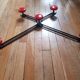 Vintage star wall coat rack