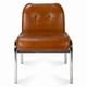 The 'Eurochair' leather armchair by Girsberger
