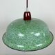 Industrial Factory Green Enamel Ceiling Lamp , 1960s