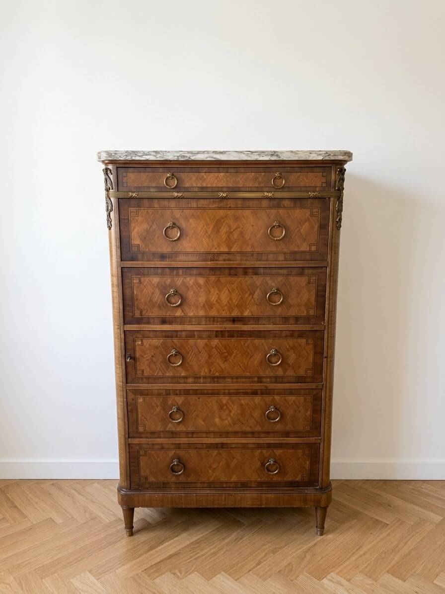 Furniture with marble