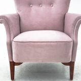 Pink armchair