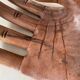 Wooden hand-held pocket emptier