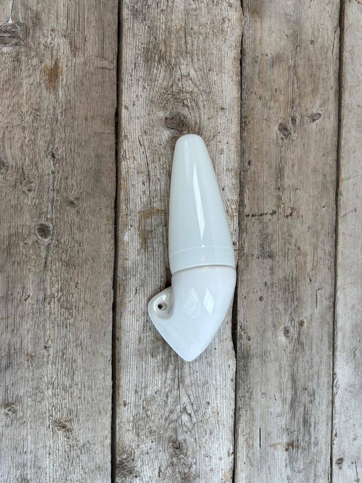 porcelain and opaline wall light - Denmark 70s/80s