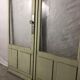 Old glass doors, 2 flaps, H226 cm