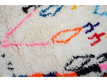 Colorful Berber carpet 176x125cm