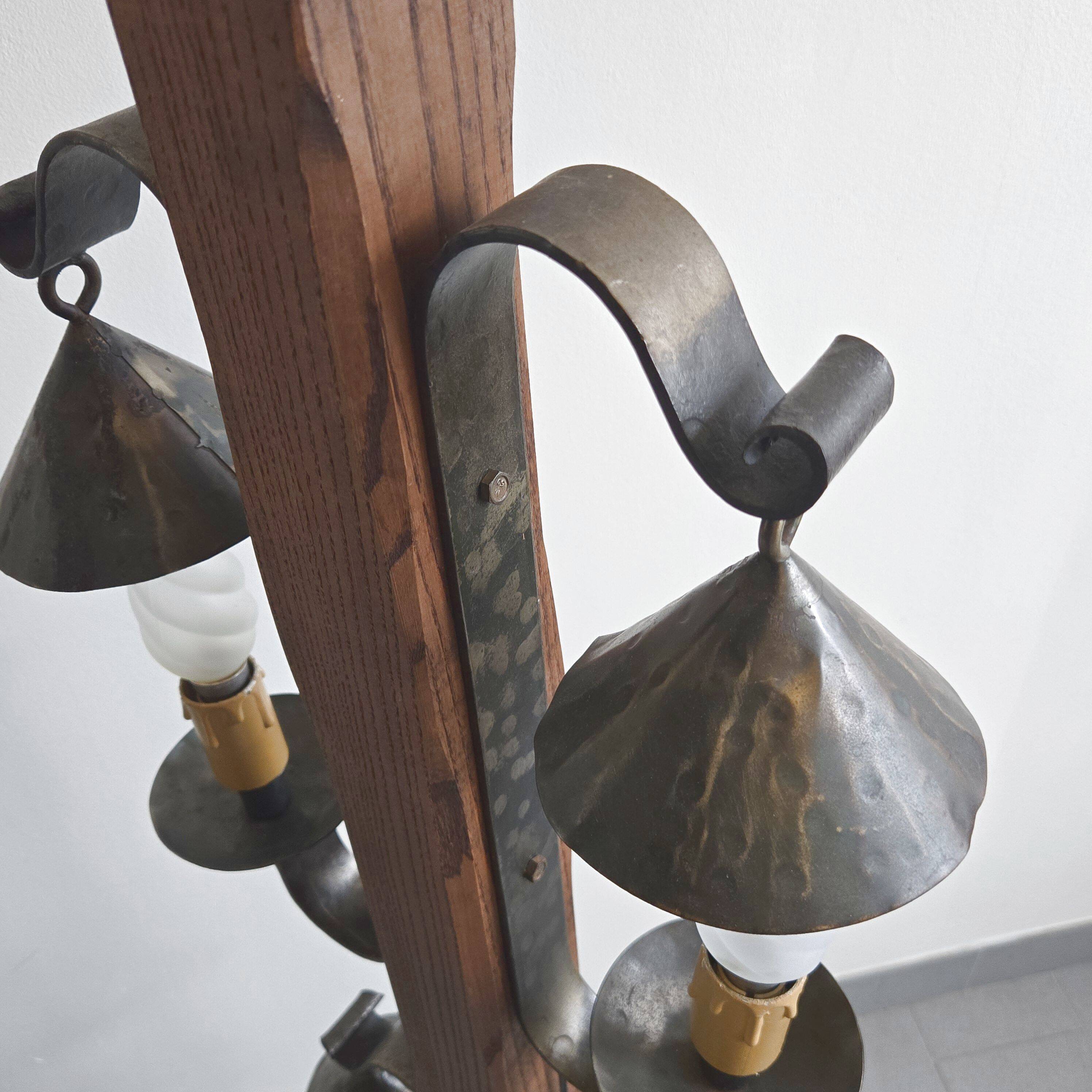 Vintage brutalist floor lamp 1970