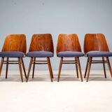 Set of 4 TON 514 chairs, Oswald Haerdtl, Czechoslovakia, 1950s