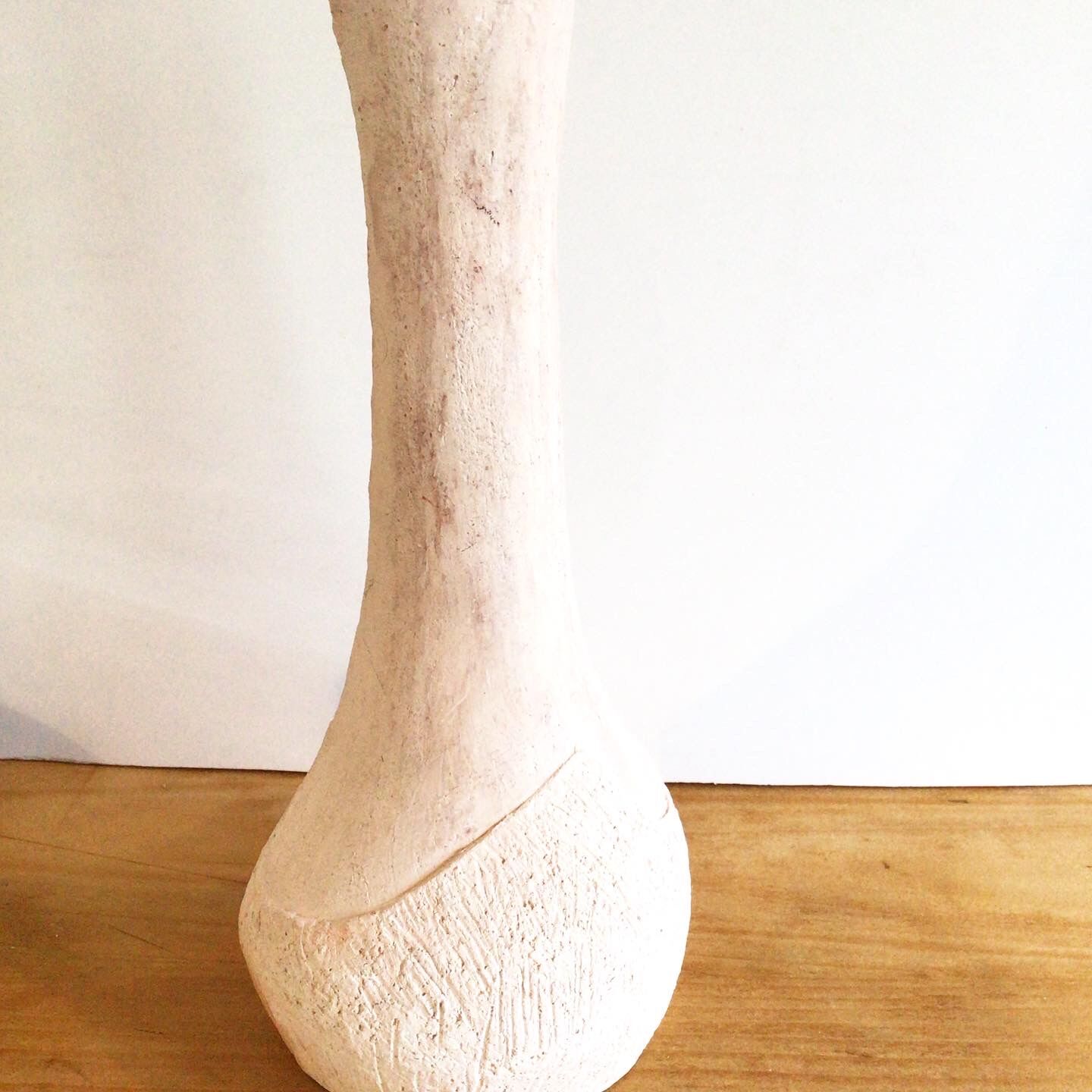 Brutalist pink powder vase
