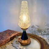 Vintage glass table lamp