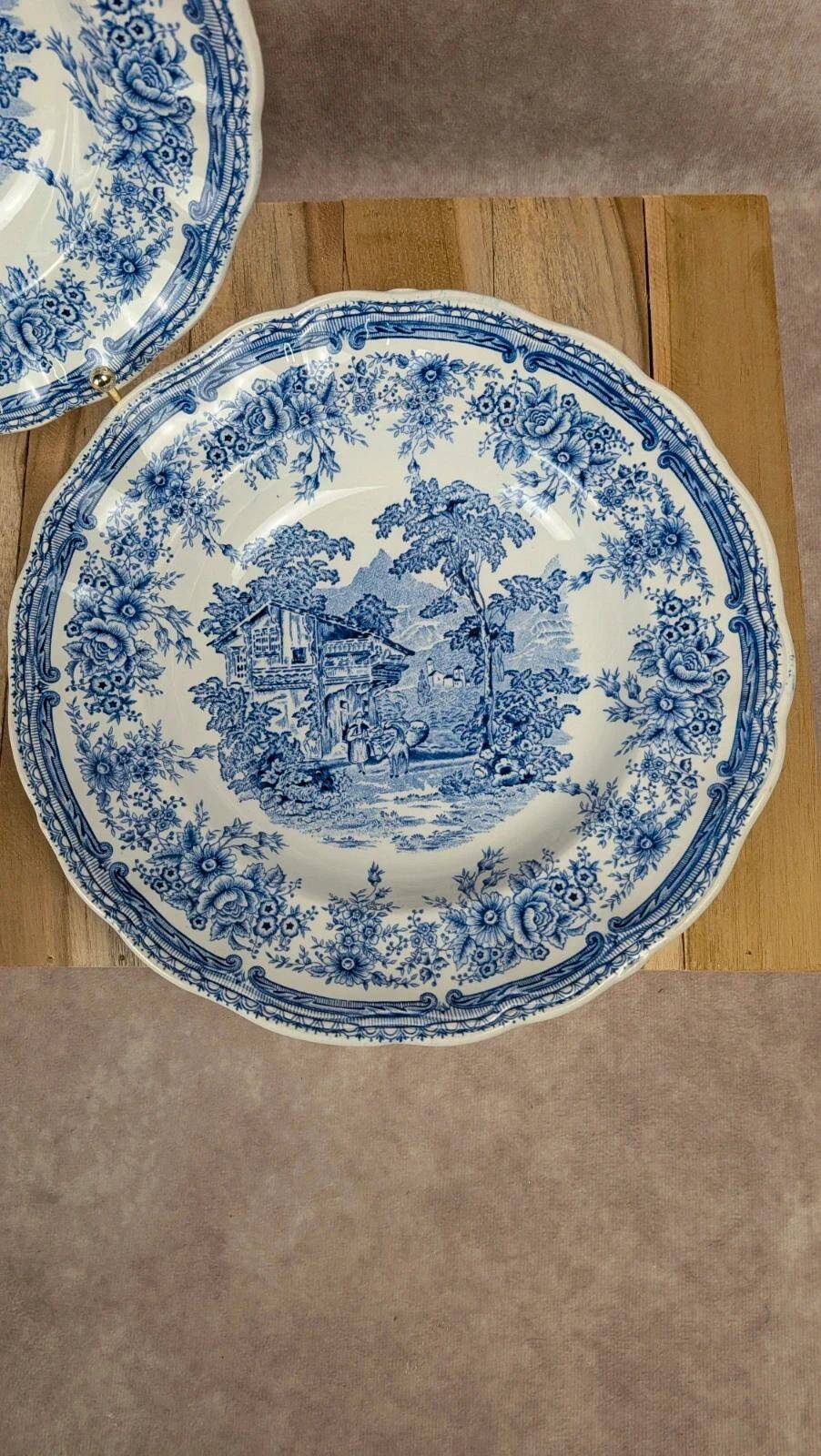 Set of 2 deep plates Lunéville – model The Cottage