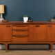 Retro teak 1960s Greaves & Thomas mid century sideboard