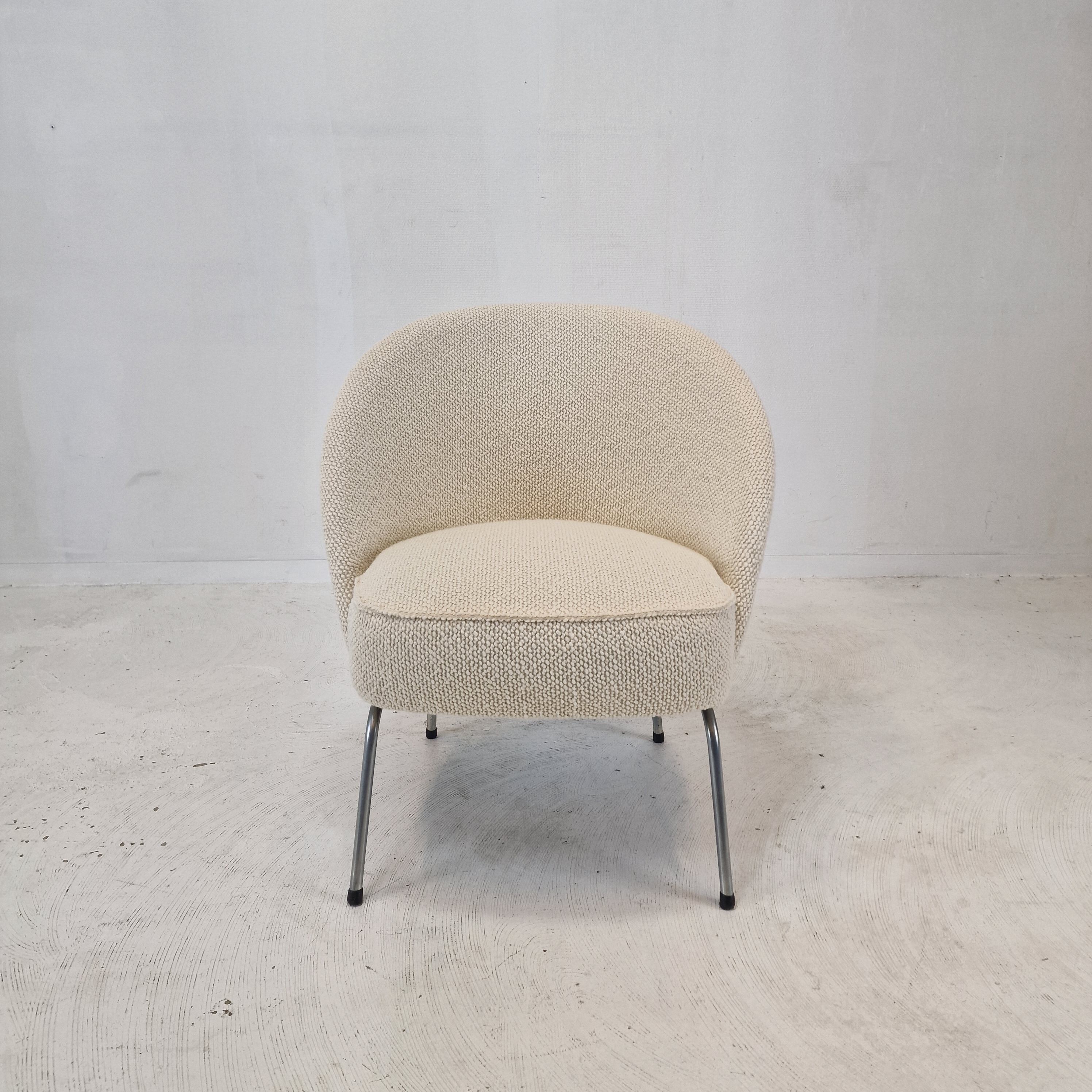 Midcentury dutch cocktail or side chair, 1970s
