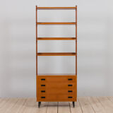 Italian free standing  teak wall unit
