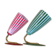 Pair of opaline wall lamps 1960