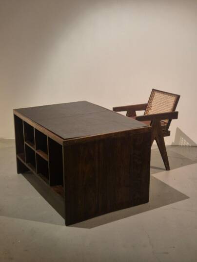 Original Pierre Jeanneret PJ-BU-02-A Pigeonhole Desk, Mid-Century Modern
