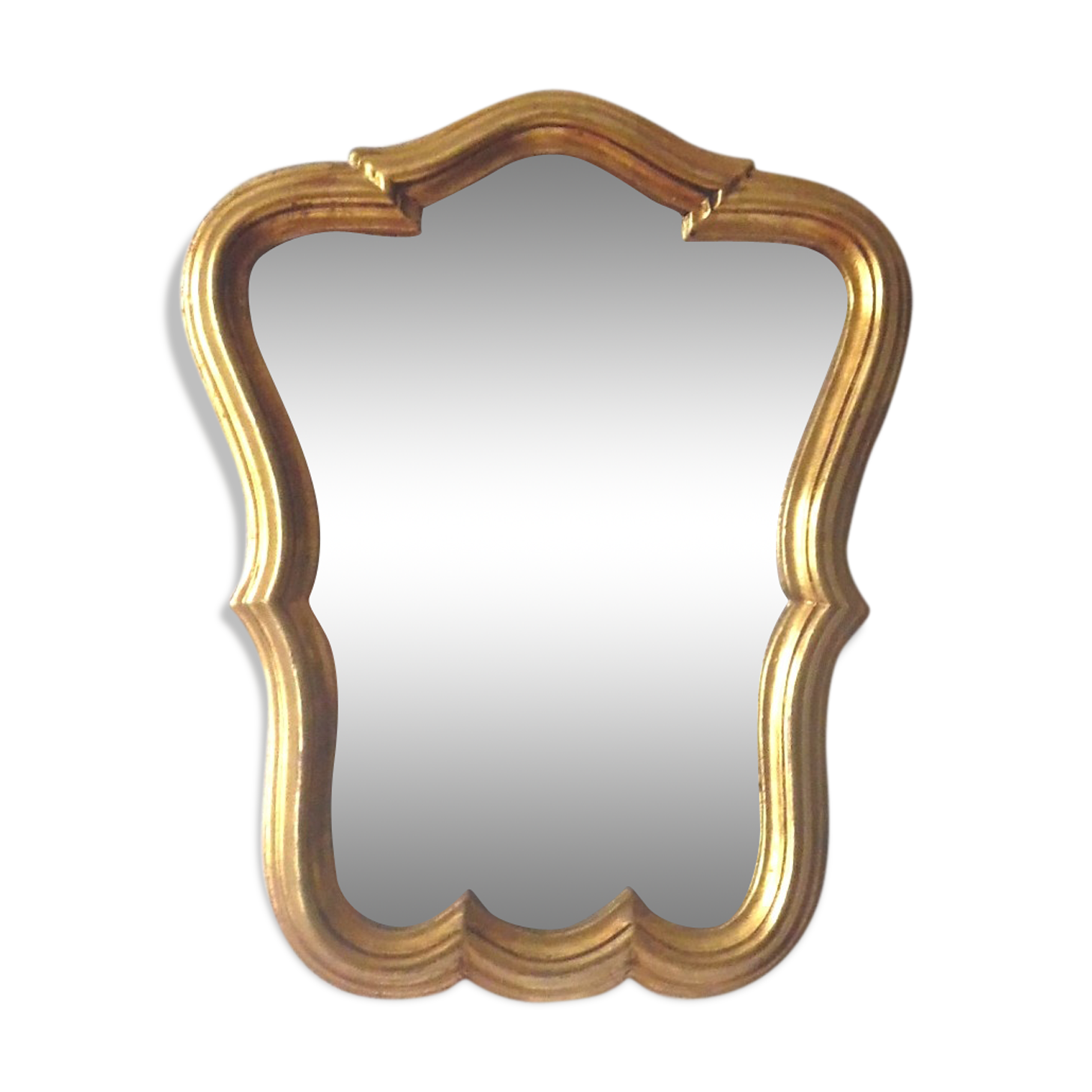 Golden mirror 29x36cm