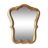 Miroir doré 29x36cm