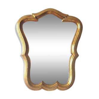 Golden mirror 29x36cm