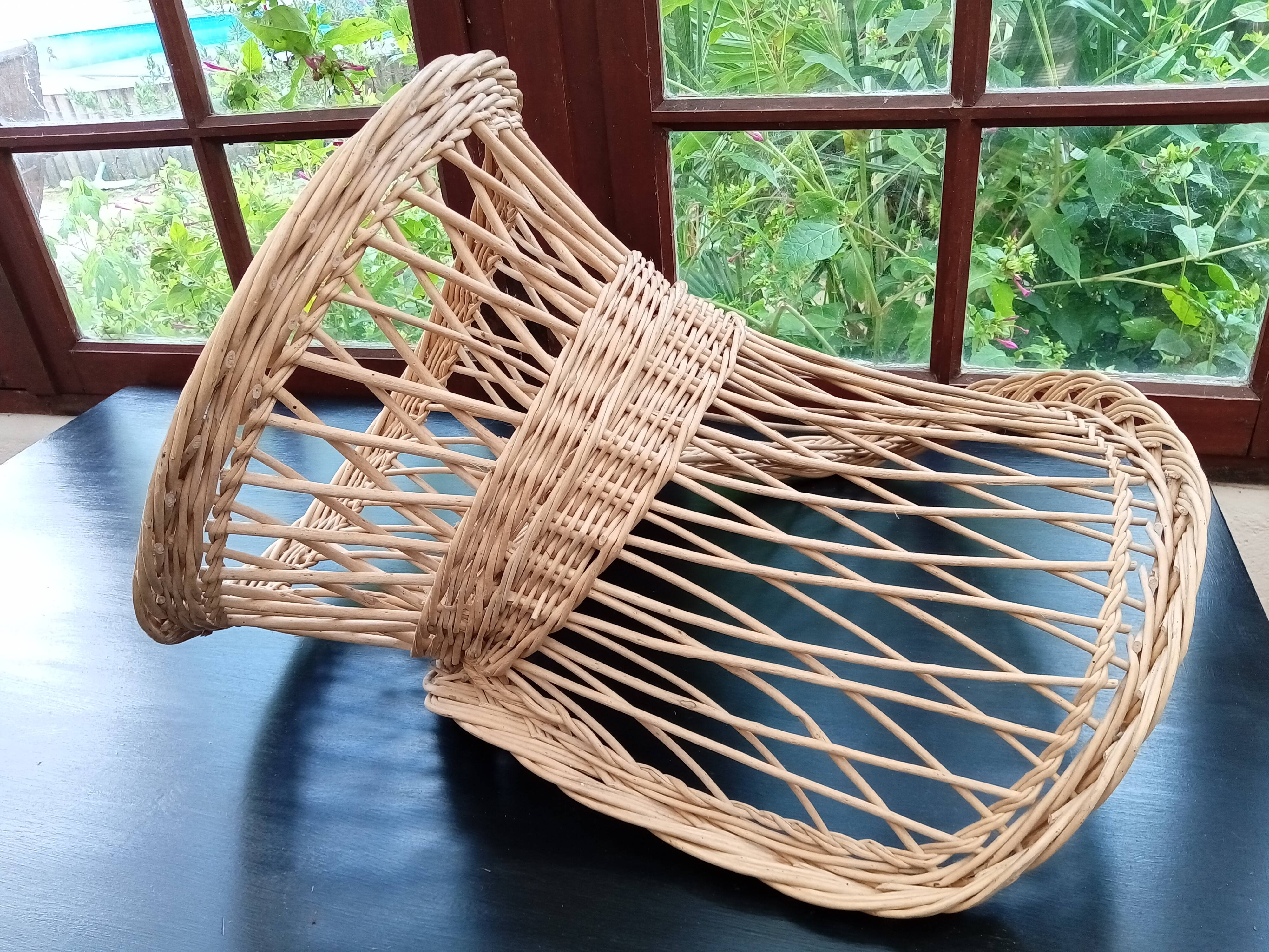 Rattan children's armchair