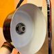 Vintage chrome metal chandelier 70' mid century design