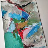 Original abstract painting Nicolas de Stael