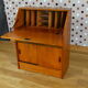 Secretary scandinavian teak gold vintage 1960