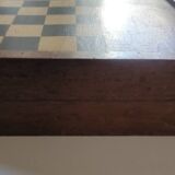 Large game box of backgammon, checkers