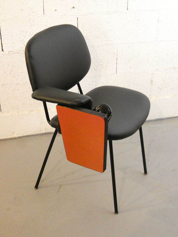 Chaise ecritoire olivetti arredamenti metallici 1950