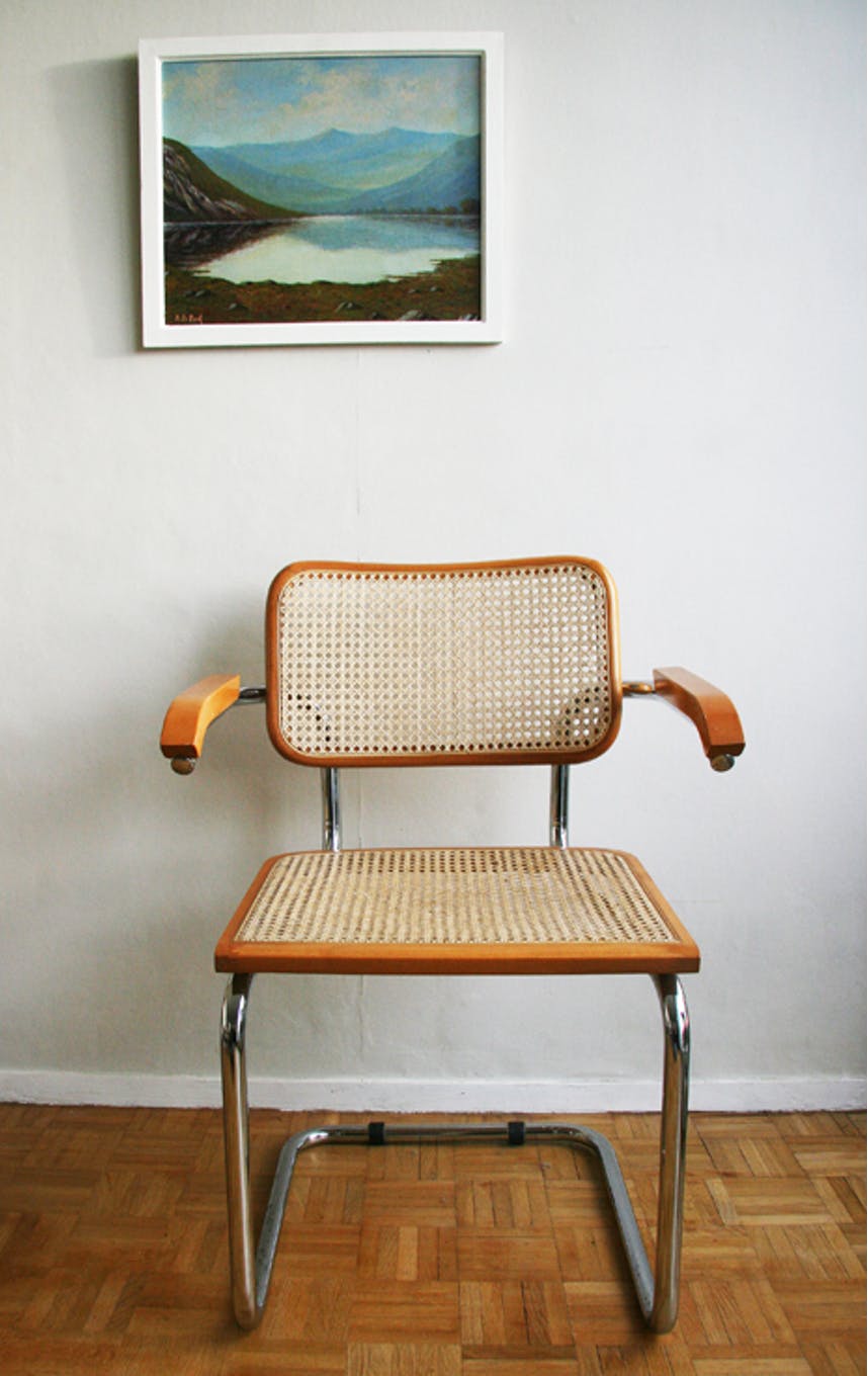 Cesca chair by Marcel Breuer Italian edition