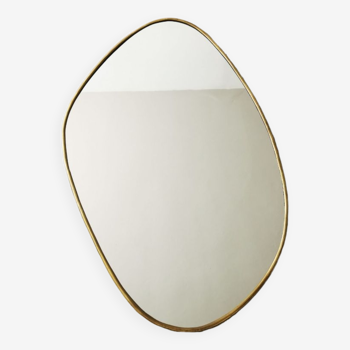 Miroir laiton doré 66 cm