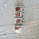 4 tasses à café antiques faïence – Creil & Montereau HBCM « Simone »