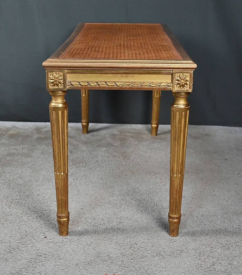 Golden Wood Bench, Louis XVI style – Early 20th century
