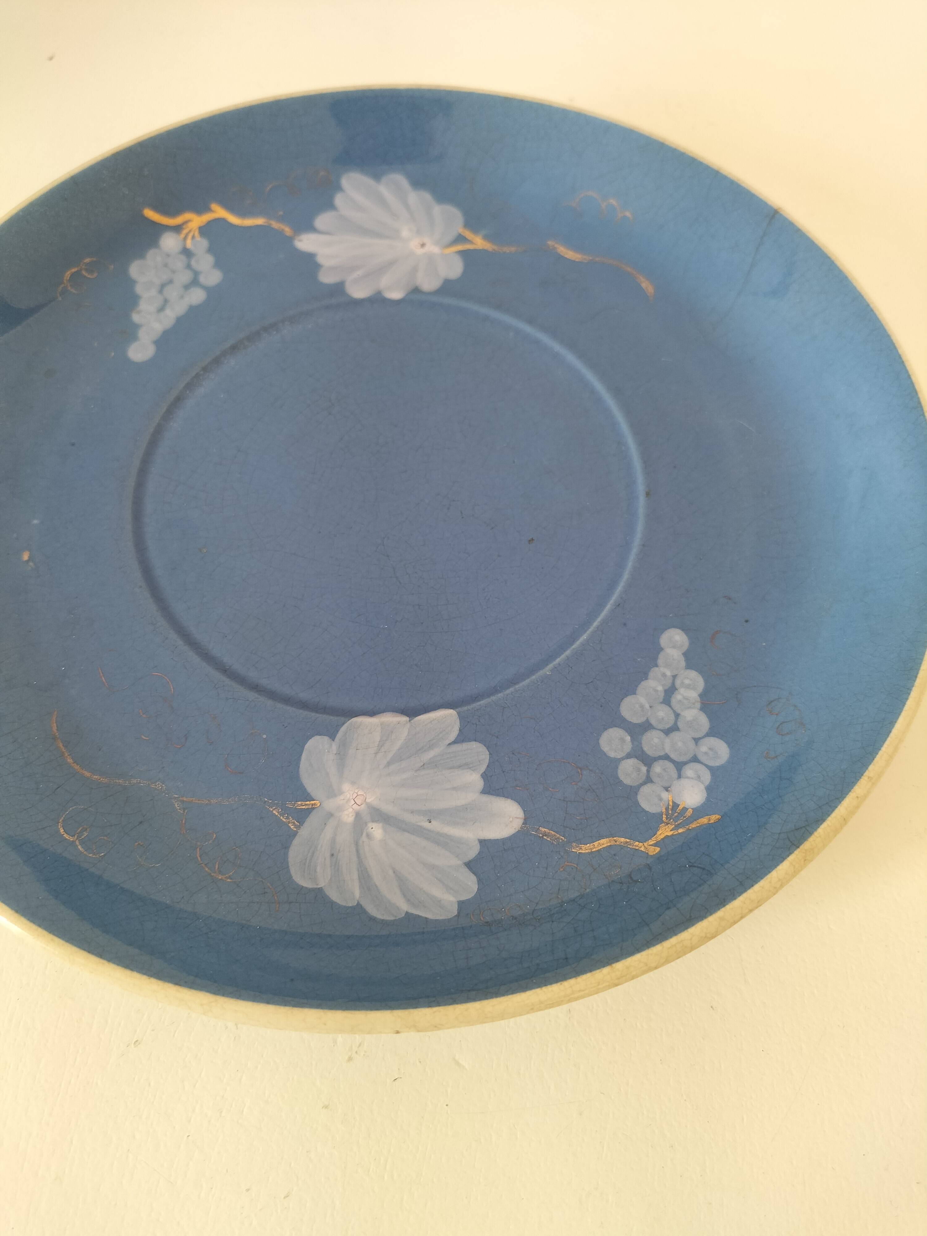 Plate in opaque Sarreguemines