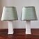Danish pair of lamps, 1980