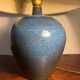Lampe à poser en céramique craquelée année 70