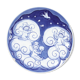 Assiette Royal Copenhagen Noël enfants bleue en porcelaine 2009