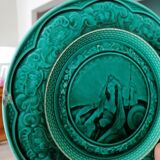 Rubelles earthenware dessert plates