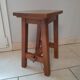 Vintage solid wood stool