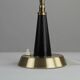Table / Desk Lamp Model 600/5 by Gemi — Swedish Modernism in Black & Brass, 1960s