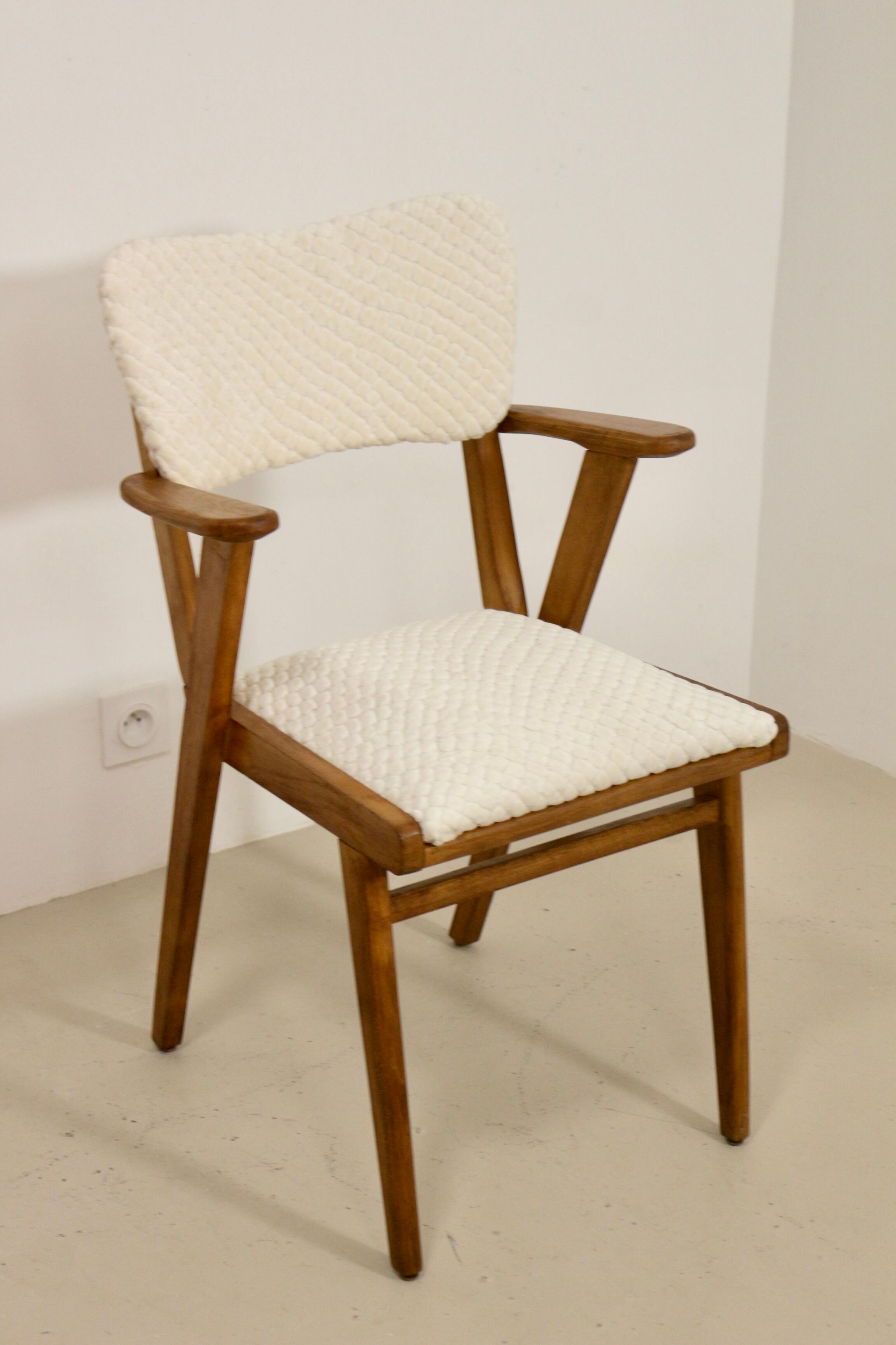 Scandinavian wooden chair 1950